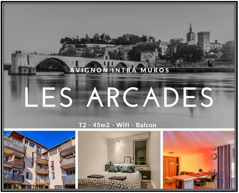 Les Arcades - Wifi - Intra Muros Of Avignon - Balcony - 45M2